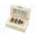 ER11-7 pcs набор цанг стандартной точности в деревянном кейсе