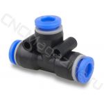 Фитинг цанговый тройник Т- образный 6-6-6