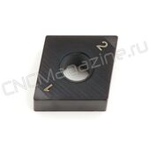CNGA120404M-2 IBCK020P пластина для точения с двумя напайками PCBN