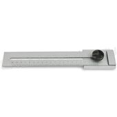 Маркировочная линейка с упором 0-200 мм/0-8", 0.1 мм, 40 мм