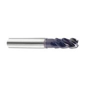 GMG40905 Фреза 4-х зубая радиусная 10(R1)X10X22(30)X72 TitaNox-POWER