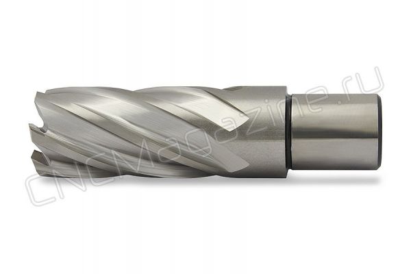 Корончатое сверло по металлу HSS 23x50 СКС 595-23-W19 МИОН, Weldon 19