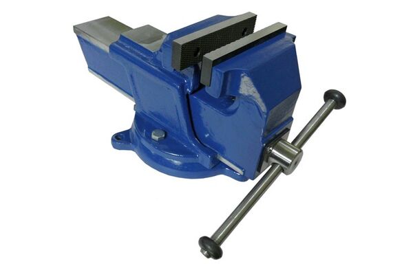 T-160CM Тиски слесарные ручные с наковальней (160*160), поворотные