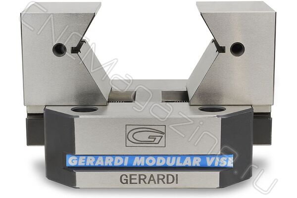 Тиски самоцентрирующиеся 5-осевые Gerardi 640J-3х166 Multitasking ART.640J-3X166
