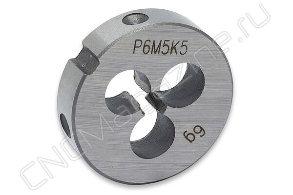 Плашка круглая для метрической резьбы М1.2х0.25 д16 ISO2568 Р6М5К5 (HSS-E)