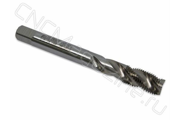 Метчик 3/8"-24 UNF HSS-E 6H спиральная канавка 38° (W02UNF038)