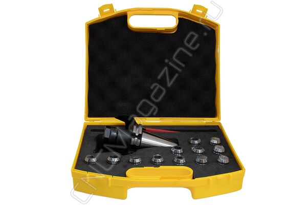 SK40-ER20-70 12PCS Патрон с набором цанг 12 шт (d2-13 мм)