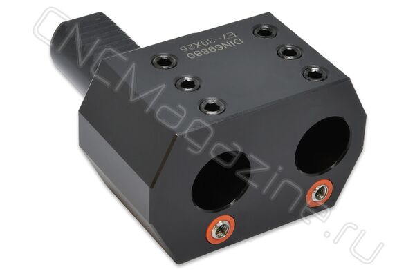 E7-30x25 Держатель инструмента VDI, двойной, правый