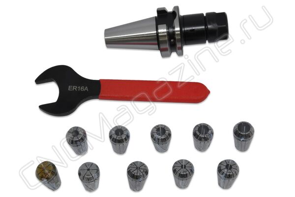 BT30-ER16-70 10PCS Патрон с набором цанг 10 шт (d1-10 мм)