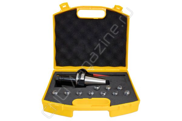 BT40-ER16-100 10PCS Патрон с набором цанг 10 шт (d1-10 мм)