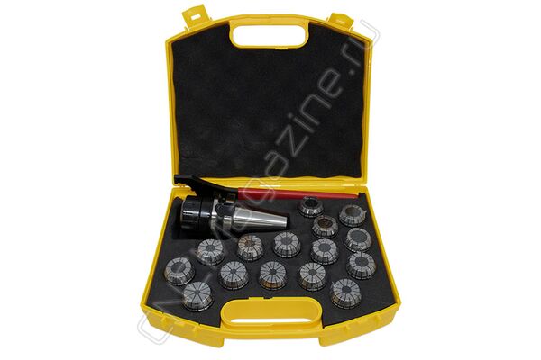 BT40-ER32-70 15PCS Патрон с набором цанг 15 шт (d6-20 мм)