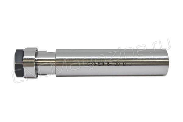 C25-ER16-100 Цанговый патрон цилиндрический хвостовик