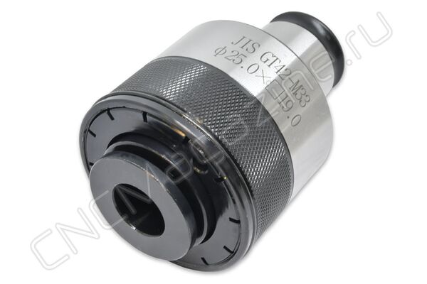 JIS-GT42 M33 25x19 Быстросменная резьбонарезная цанга с обгонной муфтой