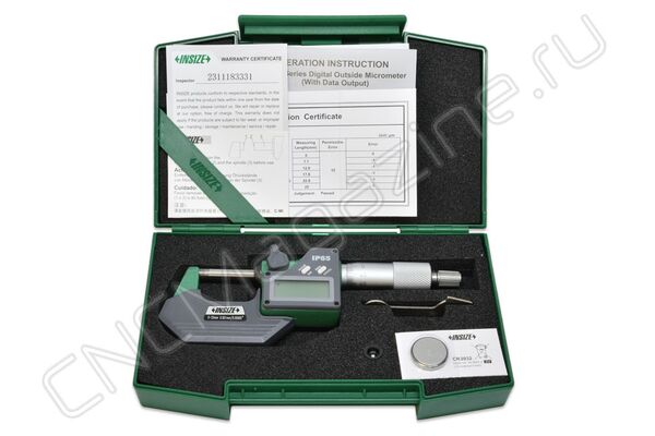3101-25A Микрометр цифровой 0-25 мм, 0.001 мм, IP65