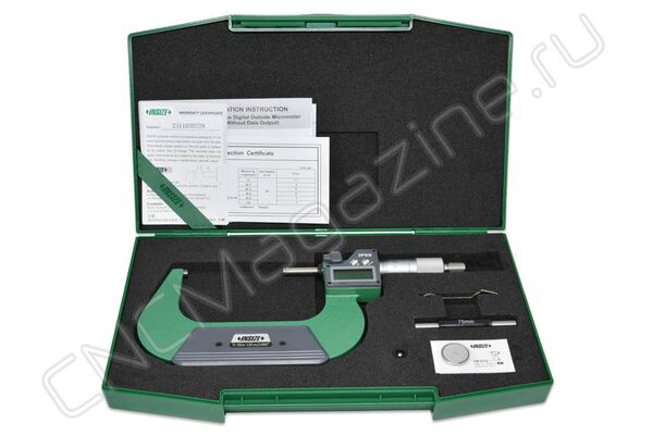 3108-100A Микрометр цифровой 75-100 мм, 0.001 мм, IP65