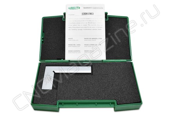 4790-075 Угольник поверочный лекальный со скошенными кромками 75x50 мм, 90°
