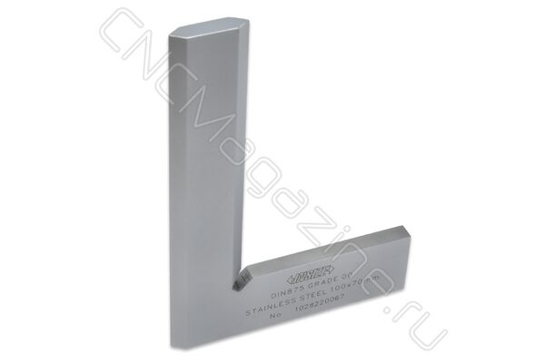 4790-0100 Угольник поверочный лекальный со скошенными кромками 100x70 мм, 90°