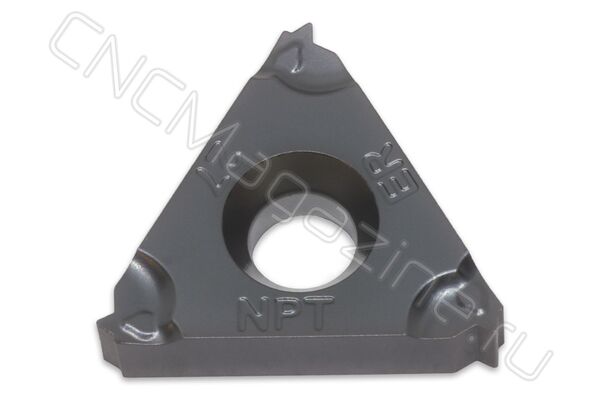 16ER27NPT-TC IM7325 пластина резьбовая твердосплавная, американская коническая трубная резьба 60° (NPT)