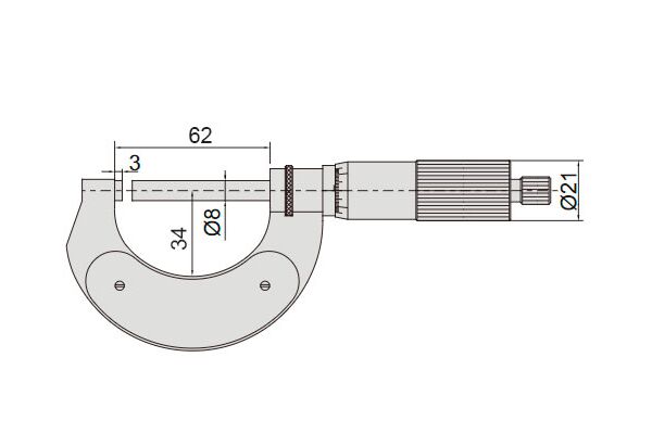 3701-50A Микрометр 25-50 мм, 0.01 мм