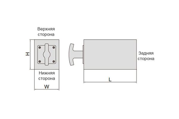 6898-150 Магнитные прямоугольные блоки 150x70x85 мм, 2 шт