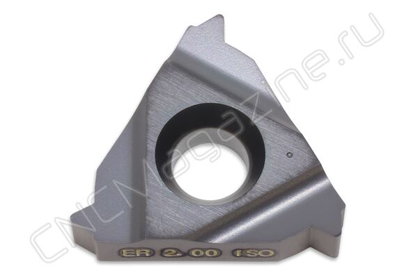 16ER2.00ISO IC908 пластина резьбовая твердосплавная, метрическая резьба полный профиль 60°