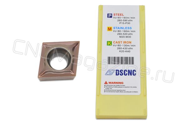 CCMT09T302-VM DC6118 пластина твердосплавная для точения
