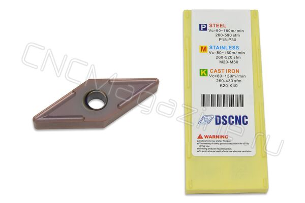 VNMG160408-MS DC6018 пластина твердосплавная для точения
