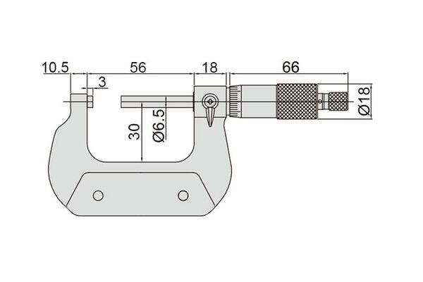 Микрометр МК-50, 25-50 мм, 0.01 мм Micron