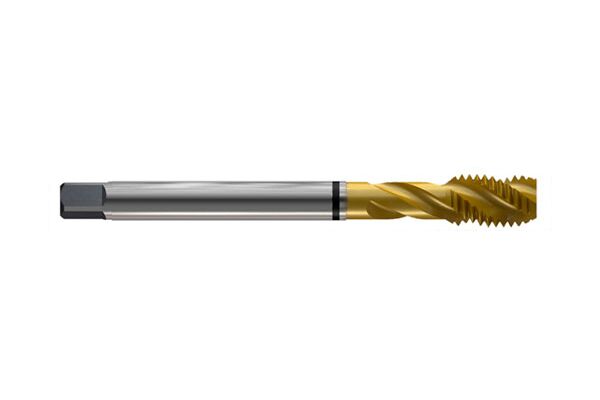 T8804266 Метчик M4.5X0.75 6H 70.0L HSS DIN371 со спиральной канавкой Alpha-Tap TiN