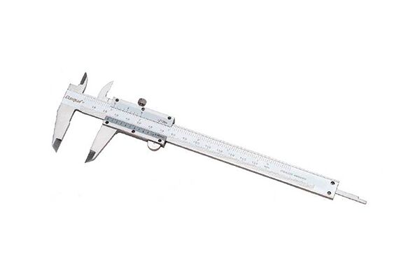 1120-3115-A Штангенциркуль ШЦ нониусный с цельной рамкой 0-150 мм / 0-6", 0.05 мм / 1/128", губки 40 мм