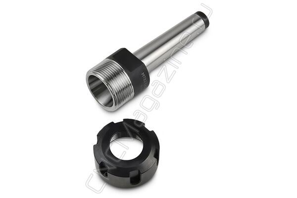 MTB2-ER25-47 цанговый патрон с конусом Морзе №2 с резьбой BRIGHT-TOOLS