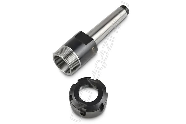 MTB2-ER25-60 цанговый патрон с конусом Морзе №2 с резьбой BRIGHT-TOOLS