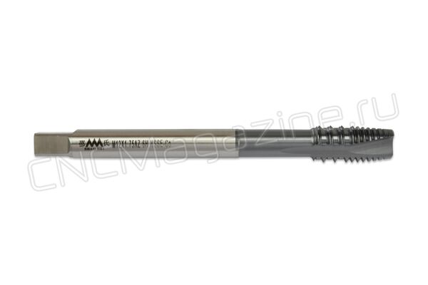 SA692007 Метчик шахматный M12x1.75 AZ HSSE-Co 6H DIN371 с прямой канавкой TiCN
