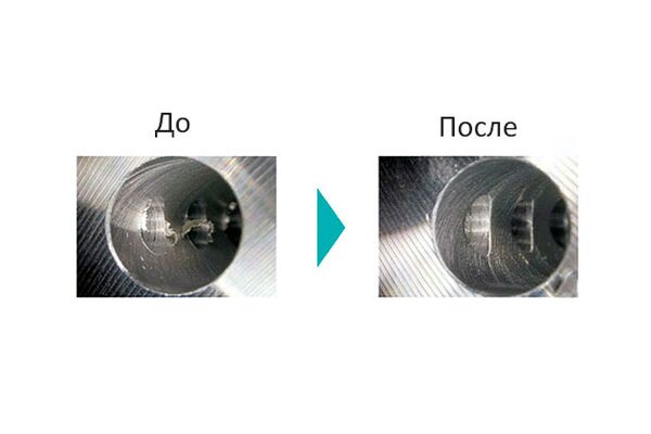 CN-A12-5L Щетка шлифовальная из керамического волокна для пересекающихся отверстий, красная (алюминий) CROSSHOLE