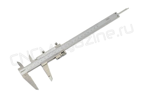 1220-3110 Штангенциркуль ШЦ нониусный с цельной рамкой и микроподачей, 0-180 мм/0-7", 0.05 мм/1/128"