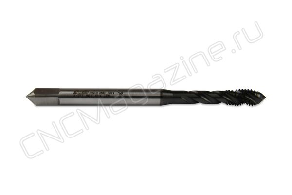 TAX1006 метчик CPM М6х1 6HX DIN371/376 со спиральной канавкой, TiCN-X
