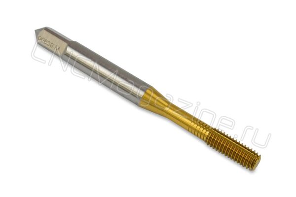 SC713005 RH6 (M4x0.7) Метчик-раскатник с канавкой HSSE-PM TiN
