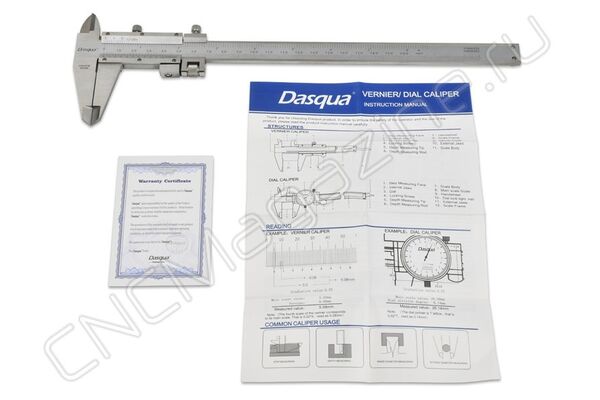 1210-3110 Штангенциркуль ШЦ нониусный с микроподачей, 0-200 мм/0-8", 0.05 мм/1/128"