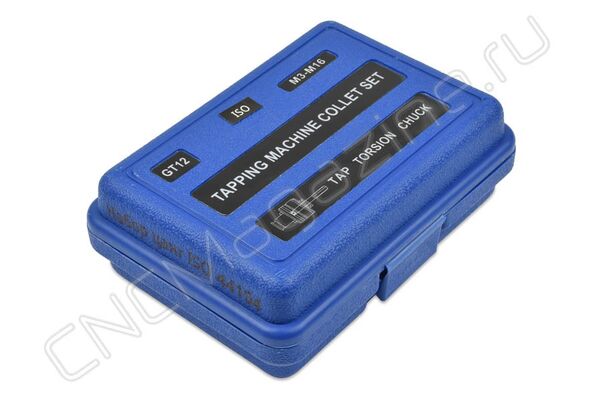 ISO-GT12 (M3-M16) 8 шт, d19 Набор быстросменных резьбонарезных цанг с обгонной муфтой