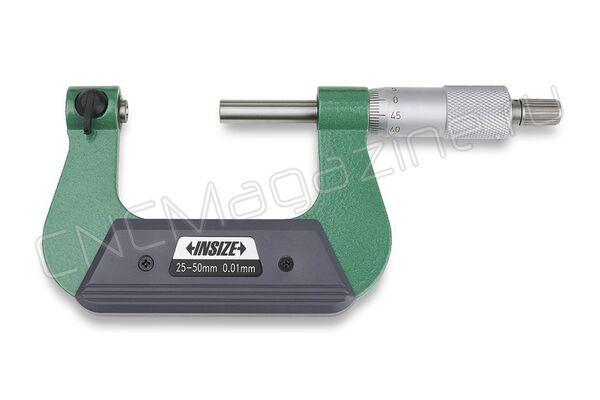 3281-S50 Микрометр резьбовой МВМ 25-50 мм, 0.01 мм (с насадками)