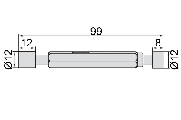 4124-12 Калибр-пробка гладкая Ø12 мм