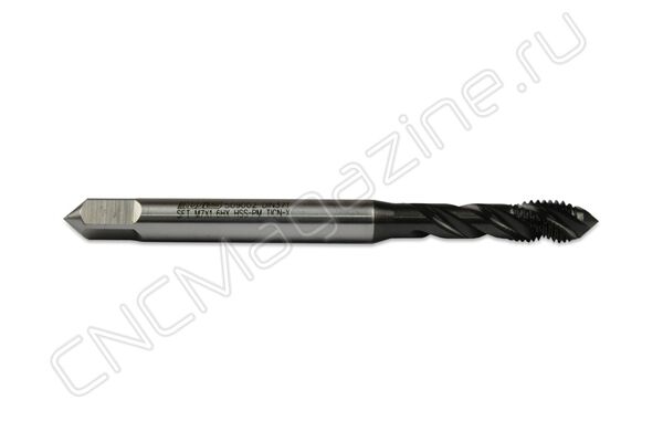 TAX1007 метчик HSS-PM М7х1 6HX DIN371 со спиральной канавкой, TiCN-X