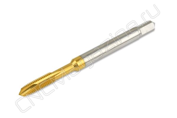 TSP1.M5x0.8.6H.DIN371.M35.TiN Метчик для сквозных отверстий