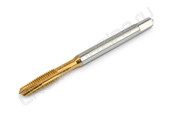 TSP1.M6x1.0.6H.DIN371.M35.TiN Метчик для сквозных отверстий