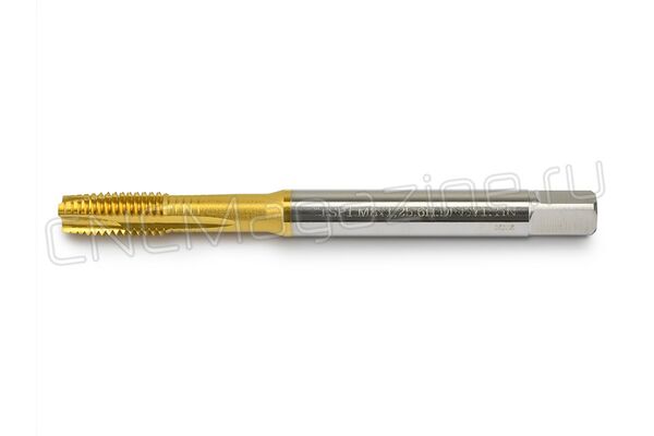 TSP1.M8x1.25.6H.DIN371.M35.TiN Метчик для сквозных отверстий