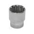 Головка торцевая SUPER TECH 1/2"DR, 30 мм, 1-3/16", E38 S68H4130 Jonnesway