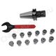 SK40-ER20-70 12PCS Патрон с набором цанг 12 шт (d2-13 мм)